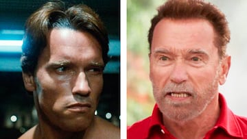 Los protagonistas de 'Terminator' Arnold Scwarzenegger James Cameron