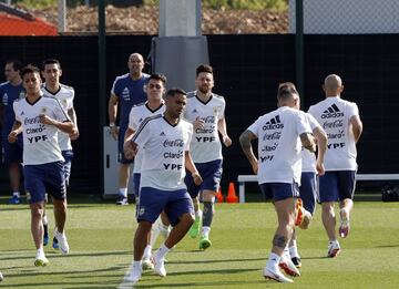 Así fue el entrenamiento de la Selección en Barcelona