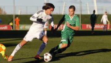 Mink Peeters, la nueva perla holandesa de Valdebebas, debut&oacute; contra el Ludogorets. 