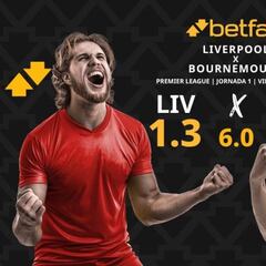 Liverpool vs. Bournemouth: horario, dónde ver, pronósticos y estadísticas