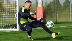 David Ospina se exige para regresar al arco de Arsenal
