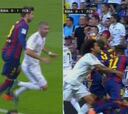 Posibles penaltis de Piqué a Benzema y Marcelo a Neymar