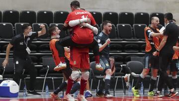 Nico Sarmiento fue el heroe en los penales y Argentina es finalista al eliminar a Brasil