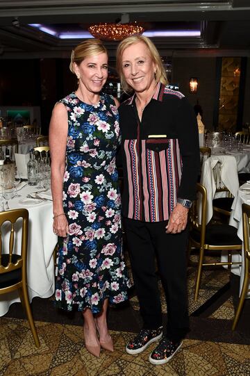 Chris Evert y  Martina Navratilova.