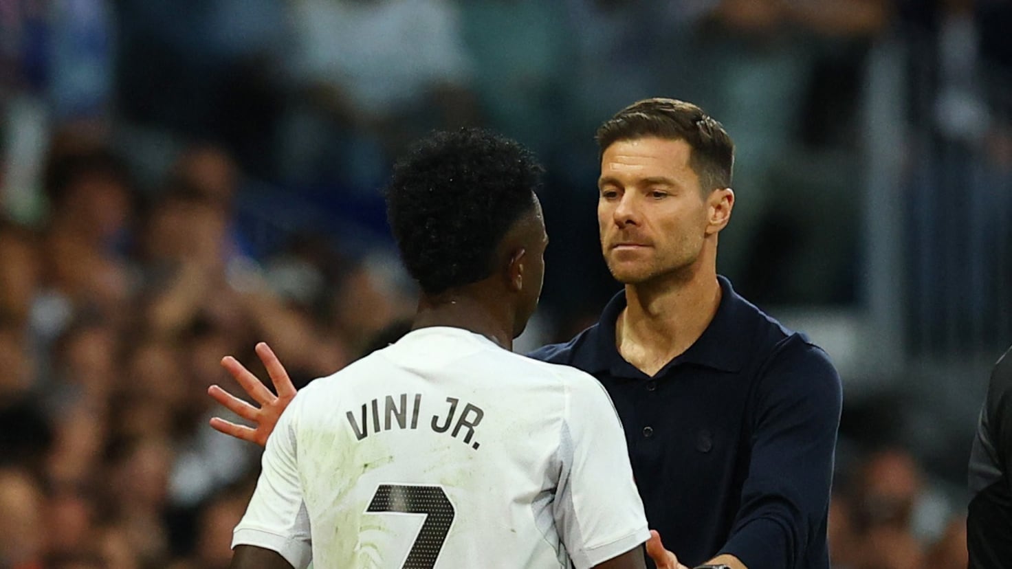 Xabi-Vinicius, o conflito está resolvido: o brasileiro pede perdão Xabi-Vinicius, o conflito está resolvido: o brasileiro pede perdão