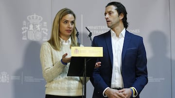 Tamara Ramos, directora general de Futbolistas ON, y Juanjo Mart&iacute;nez, presidente del sindicato de jugadores.