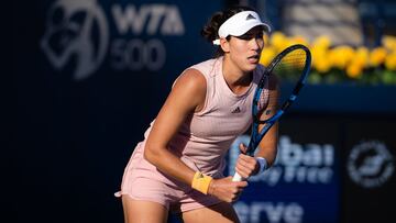 Muguruza se libra de Collins en primera ronda de Dubai