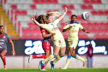 América empata con Necaxa en la Jornada 2 del Clausura 2024 Femenil