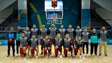 La Selección Mexicana de Basquetbol, en Santiago 2023.