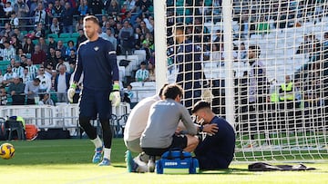 Rui Silva, lesionado.