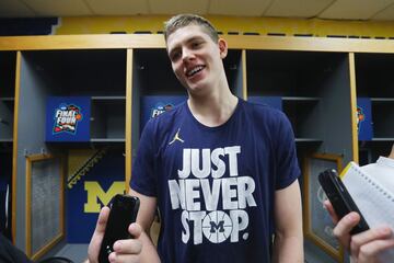 Las imágenes del triunfo de los Wolverines en el Final Four