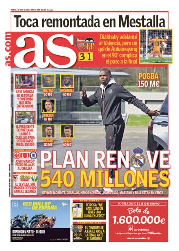 Las portadas de AS de abril