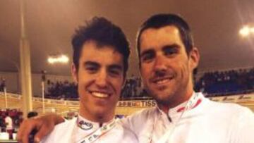 Albert Torres y David Muntaner, con sus medallas de oro.