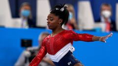 Simone Biles compite en los Juegos Ol&iacute;mpicos de Tokio 2020