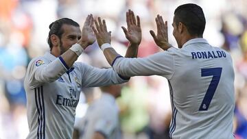Bale y Cristiano.