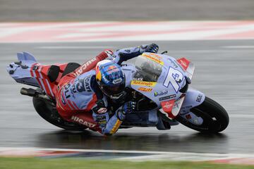 El piloto español Alex Márquez durante la carrera en Argentina. 