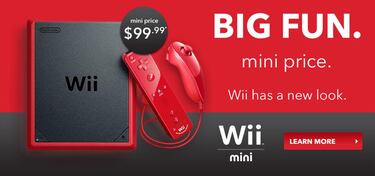 La Wii Mini ya es oficial