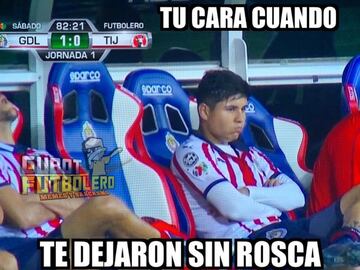 Chivas acapara los memes tras vencer a Tijuana