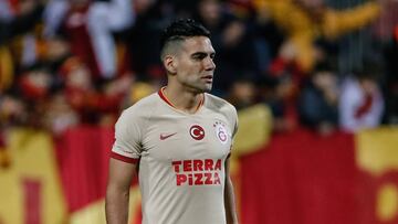 Falcao García durante un partido con Galatasaray.