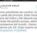 La casa real dio "ánimo" a la Selección española Sub-20