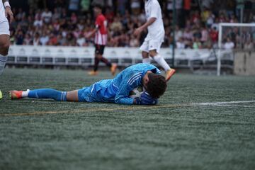 Ferran, en un partido con el Juvenil.