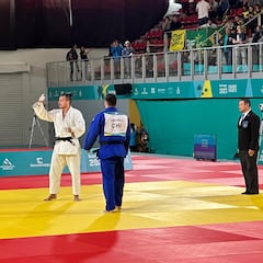 Un canadiense le gana el oro a un chileno en Santiago 2023 y esto ocurre después: ¡para aplaudir!