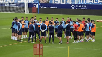 Entrenamiento del Málaga,
