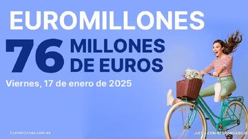 Euromillones: comprobar los resultados del sorteo de hoy, viernes 17 de enero