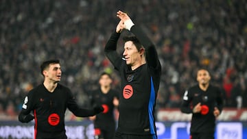 Lewandowski needs one goal to join Messi and CR7