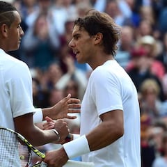 Kyrgios: "Rafa Nadal es uno de los más grandes de la historia"