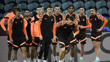 Entrenamiento del Shakhtar Donetsk.