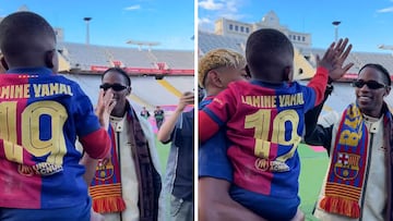 Travis Scott’s heartwarming moment with Lamine Yamal’s little brother leaves fans in awe