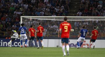 1-1. Federico Chiesa marcó el tanto del empate.