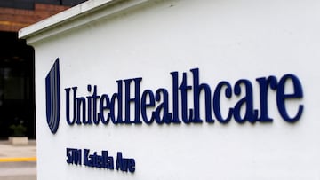 FILE PHOTO: The logo of Down Jones Industrial Average stock market index listed company UnitedHealthcare is shown in Cypress, California April 13, 2016. REUTERS/Mike Blake/File Photo