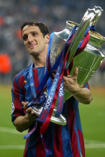 Champions League ( Barcelona 2006) y Campeón del Mundo con Brasil en 2002