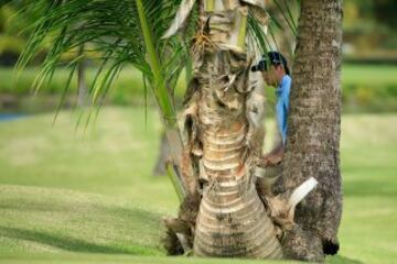 El golfista J.T. Poston durante la ronda final del Open de Puerto Rico de golf.