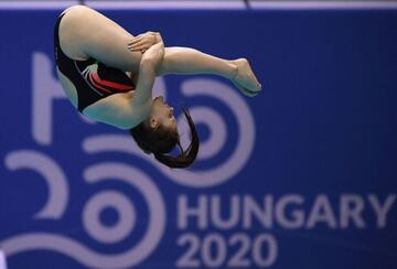 Chiara Pellacani, en la prueba de la mañana.