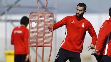 Maxime Gonalons durante un entrenamiento.