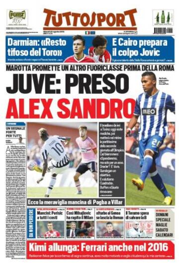 Portadas de la prensa deportiva