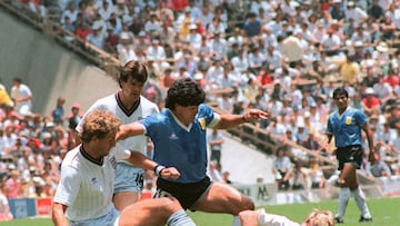 Ali Bin Nasser was “following FIFA's World Cup guidance” in awarding the goal scored by Diego Maradona's hand.