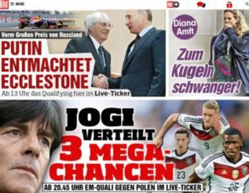 Portadas de la prensa extranjera