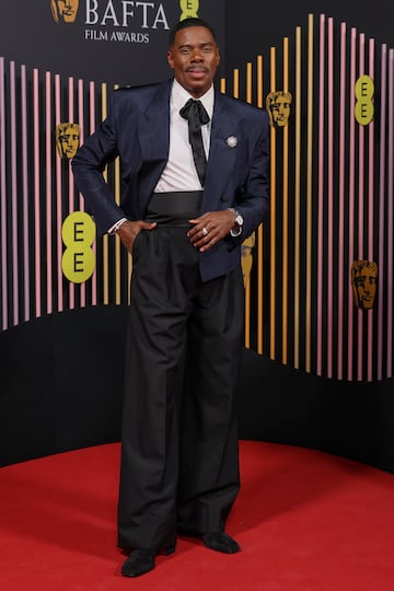 Colman Domingo durante la alfombra roja de los Premios BAFTA 2024 celebrados en el Royal Festival Hall del Southbank Centre de Londres. 