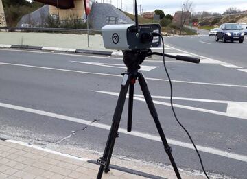 Uno de los 30 radares con detector de matr&iacute;cula que inspeccionan esta semana las carreteras espa&ntilde;olas