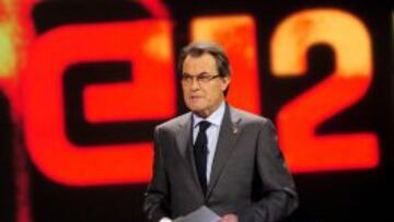 Artur Mas procuró tranquilizar a la afición culé.