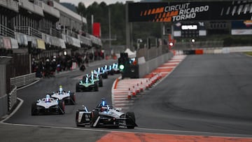 Test de Fórmula E en Valencia 2023.