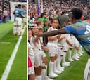 Se hace viral el gesto de Vinicius antes del partido con los niños del Madrid: lo que hace es top