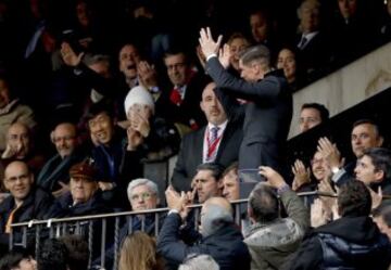Fernando Torres ovacionado por el Vicente Calderón