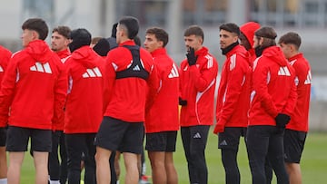 La plantilla del Sevilla.