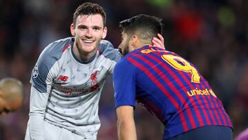 Suárez no se ejercitó: tiene un golpe en el tobillo derecho