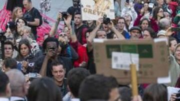 <b>CONFLICTO. </b>La revuelta estudiantil continúa en Canadá.